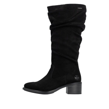 Womens Rieker 74192 Long Boots - Black