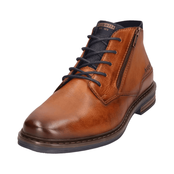 Bugatti Mens AOC30 Cognac Tan Ankle Boots
