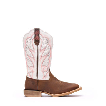 Womens Durango Lady Rebel Pro Trail Brown and White Boots - Trail Brown and White