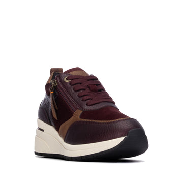 Womens Refresh 176177 Burgundy Trainers - Burgundy