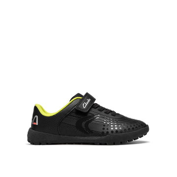 Boys Clarks CICA Goal Kid Football Shoes - Black