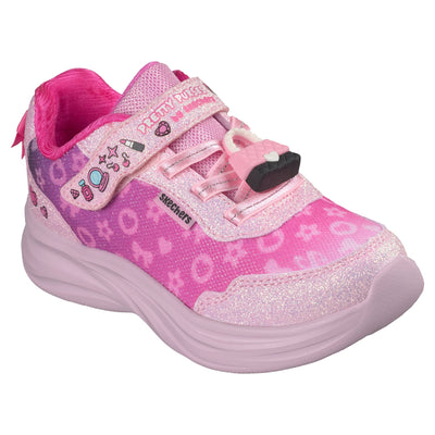 Girls Skechers 302199N Pink Power Jams 2.0 Trainers - Infant - Pink