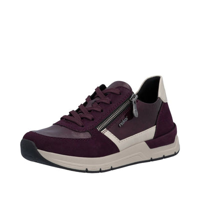 Womens Rieker 58902 Trainers - Blackberry
