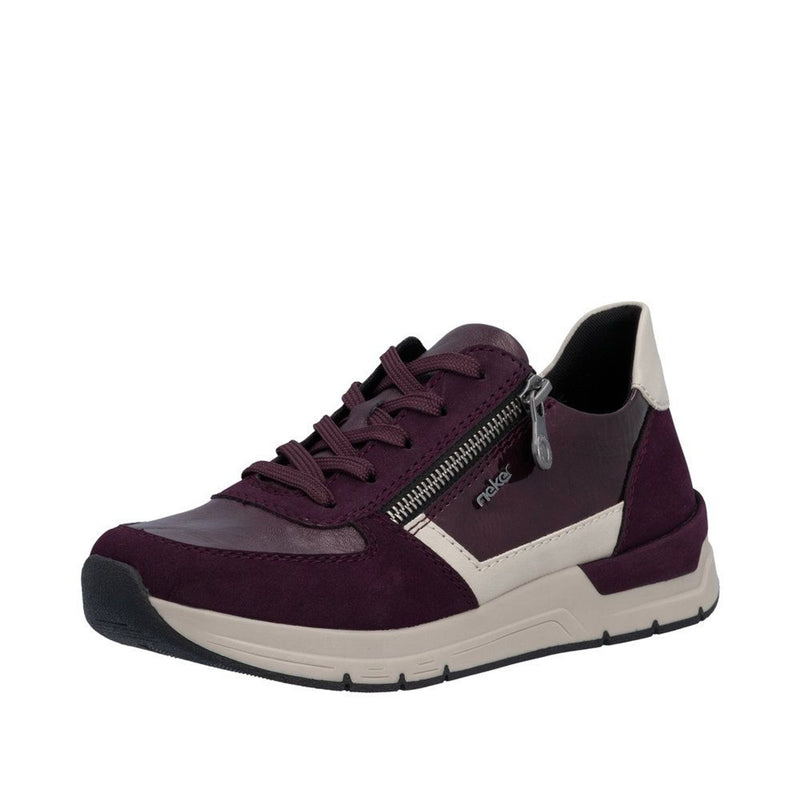 Womens Rieker 58902 Trainers - Blackberry