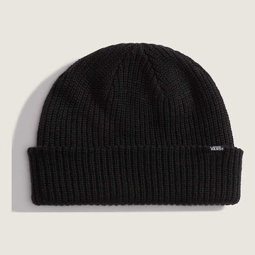 Unisex Vans Core Basic Cuff Black Beanie - Black