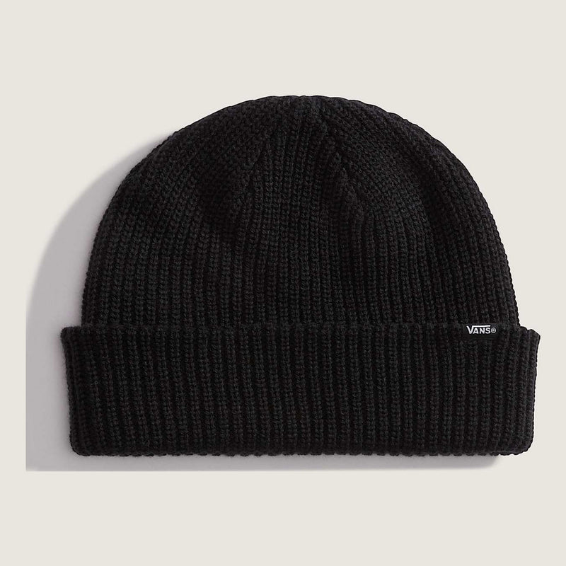 Unisex Vans Core Basic Cuff Black Beanie - Black