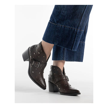 Womens Xti 146499 Brown Ankle Boots - Brown