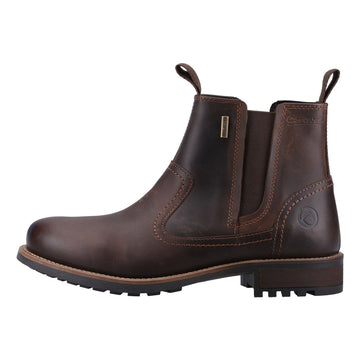 Mens Cotswold Worcester Waterproof Chelsea Boots - Brown
