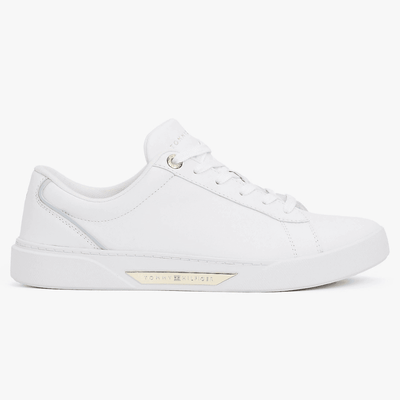 Womens Tommy Hilfiger Chic Court Trainers - White