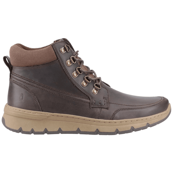 Mens Hush Puppies Nixon Lace Up Ankle Boots - Brown