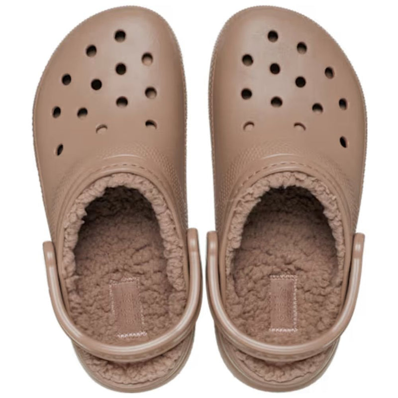 Womens Crocs Classic Lined Crocs - Latte