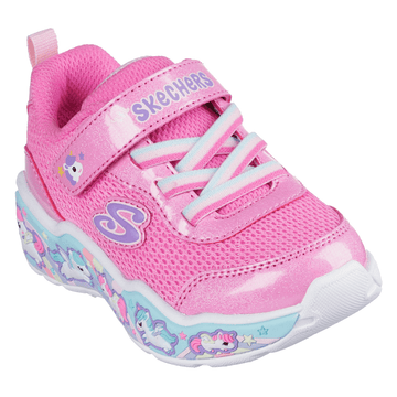 Skechers Infants Play Scene: Fun-Squad Trainers - Pink Multi