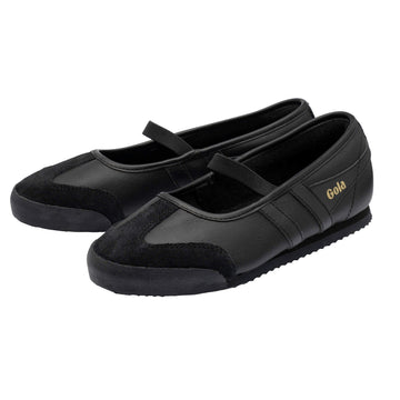 Womens Gola Celestra Black Trainers - Black