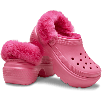 Womens Crocs Stomp Lined Clog - Pink