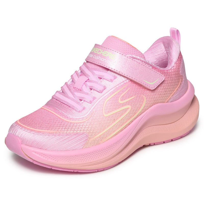 Girls Skechers 303675L Ombre Max Cushioning Ascend Trainer - Junior - Light Pink