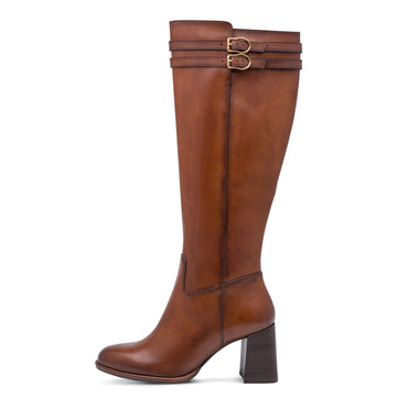 Womens Tamaris 25547 Long Boots - Cognac