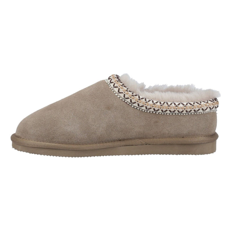 Womens Cotswold Foxmoor Slippers - Taupe