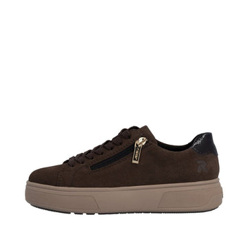 Womens Rieker M7701 Tobacco Trainers - Tobacco