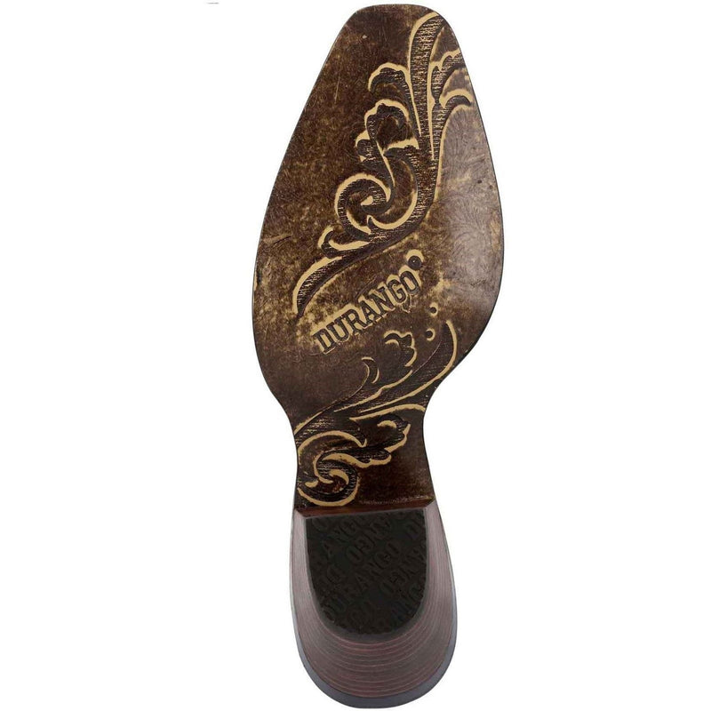 Womens Durango Crush Ankle Boots - Milk Chocolate
