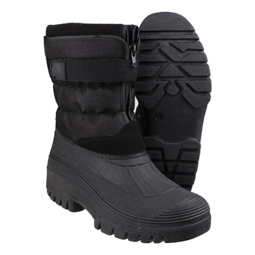Womens Cotswold Chase Waterproof Snow Boots - Black