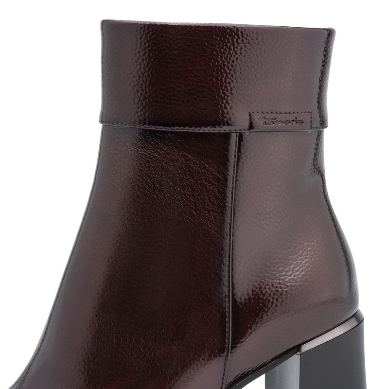 Womens Tamaris 25395 Ankle Boots - Merlot
