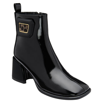 Womens Lotus Quincy ULB539 Ankle Boots - Black Patent