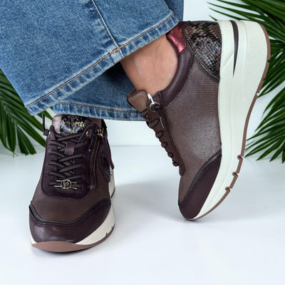 Womens Carmela 164228 Trainers - Brown
