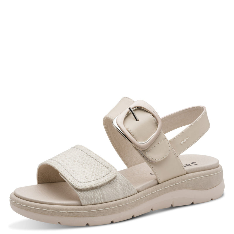 Womens Jana 28701 Sandals - Ivory Combination