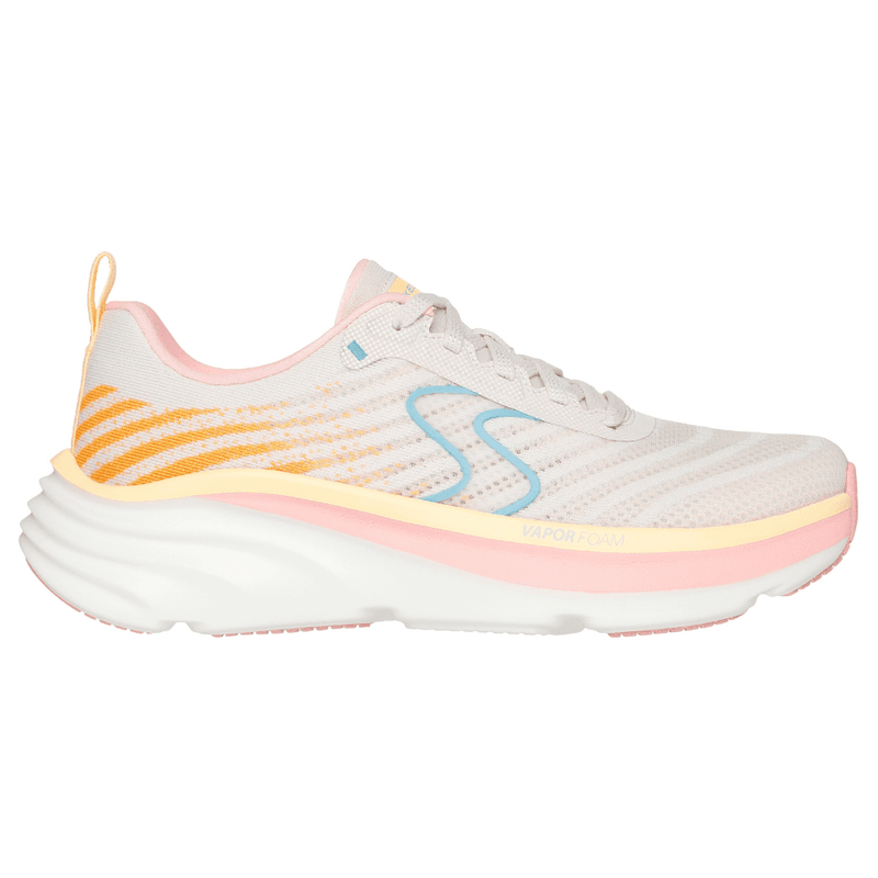 Womens Skechers D'Lux Vapor Trainers - Natural Multi