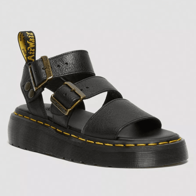Womens Dr Martens Gryphon Quad Sandals - Black