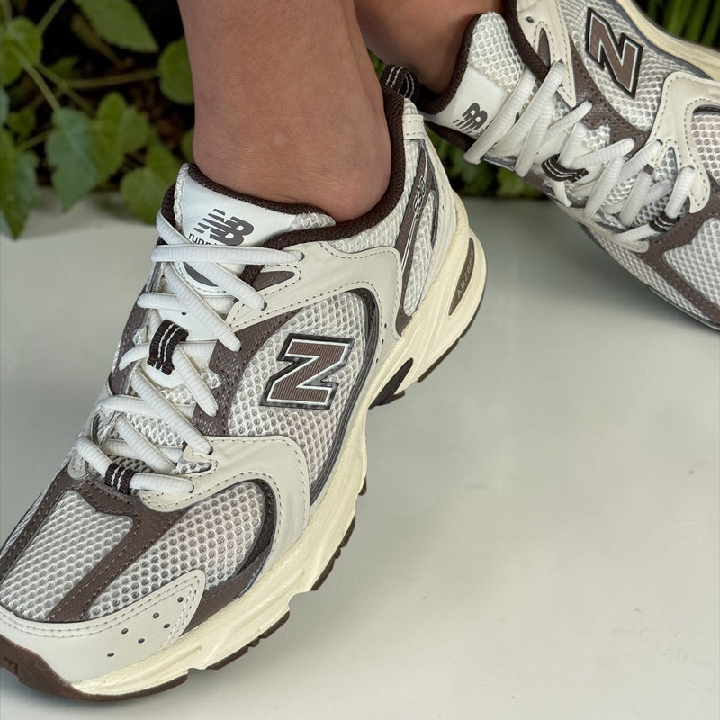 Womens New Balance 530 Trainers in Beige and Brown - Beige and Brown