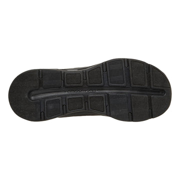 Big Kids Girls Skechers Glide-Step - Vista Lane Black Slip-Ins Trainers - Black
