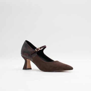 Womens Una Healy This Is Real Block Heels - Choco Cobra