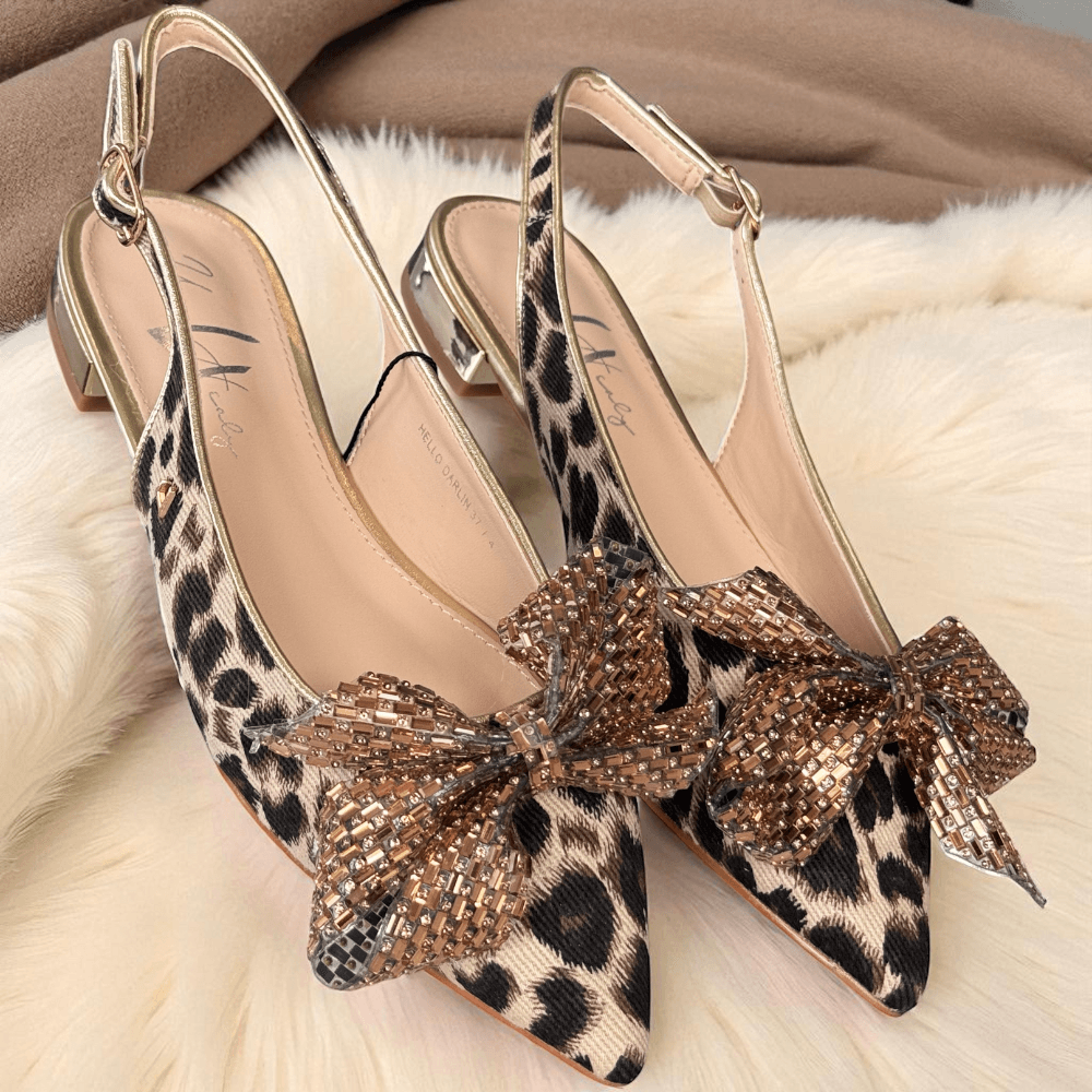 Womens Una Healy Hello Darlin Leopard Print Slingback Pumps - Wild Side