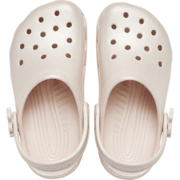 Junior Crocs Quartz Classic Pearl Shine Clogs - Quartz