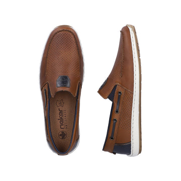 Mens Rieker 08867 Brown Flats - Brown