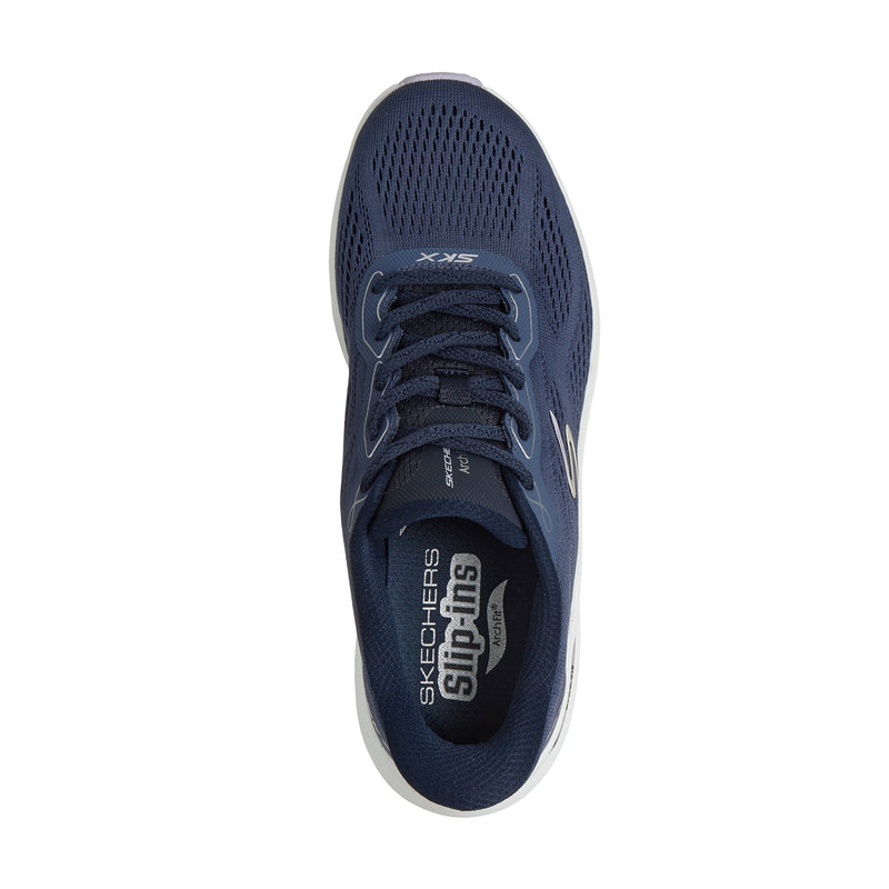 Womens Skechers 150338 Navy & White Slip-In Arch Fit 2.0 Trainer - Navy