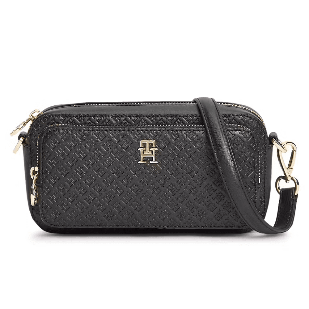 Womens Tommy Hilfiger Monogram Crossbody Camera Bag