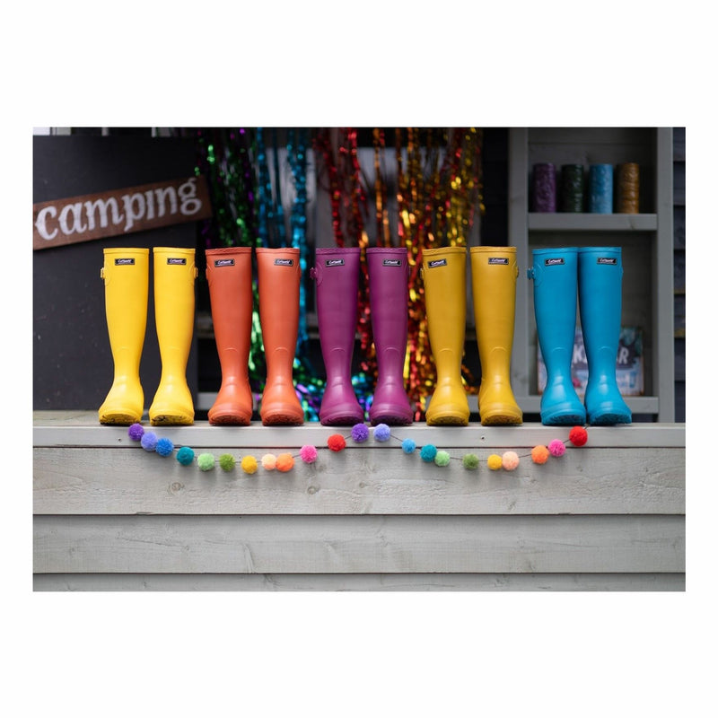 Womens Cotswold Sandringham Waterproof Wellingtons - Pumpkin