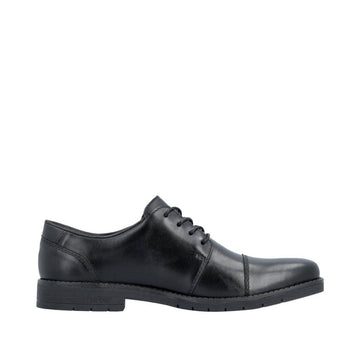 Mens Rieker 13901 Black Formal Lace-up Shoe - Black