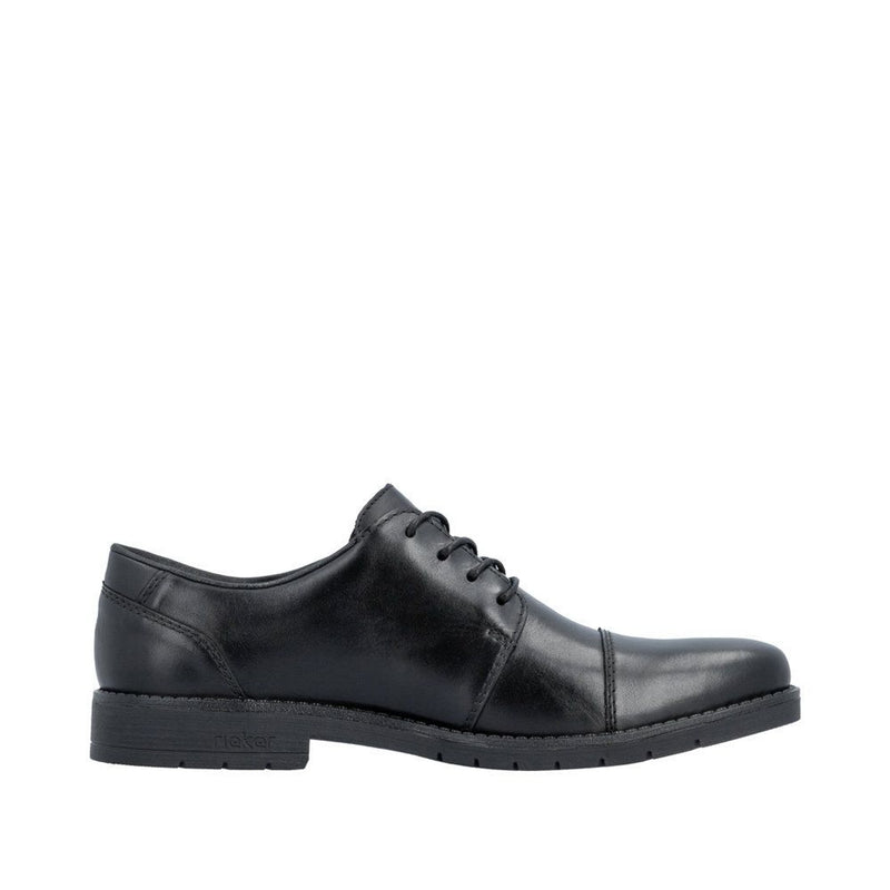 Mens Rieker 13901 Black Formal Lace-up Shoe - Black