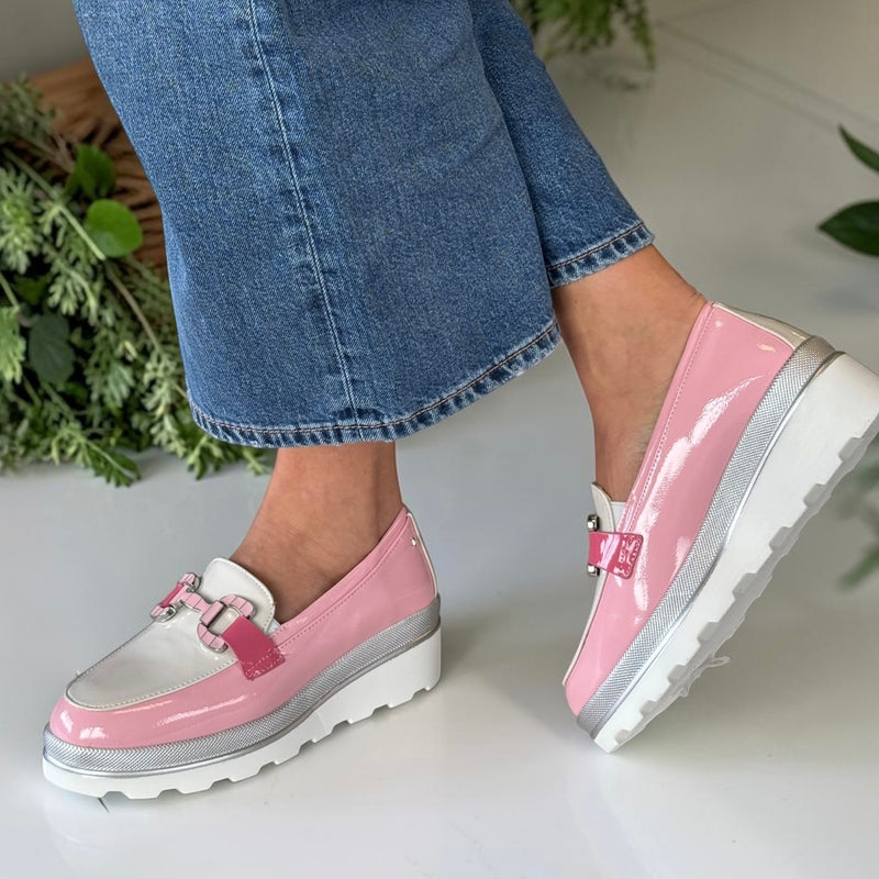 Womens Kate Appleby Bladon Platform Loafers - Cotton Candy