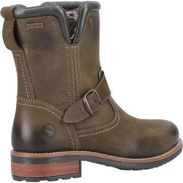 Womens Cotswold Kinsham Ankle Boots - Khaki