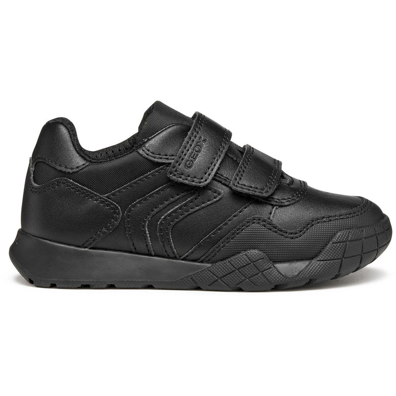 Infant Boys Geox RANN-E Black School Shoes - Black