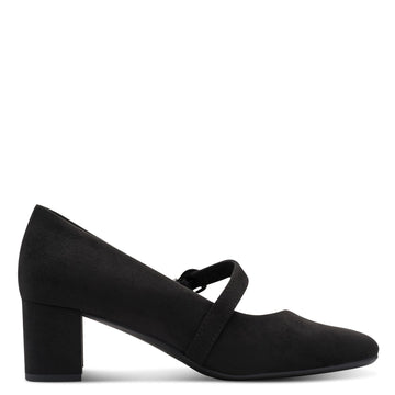 Womens Jana 24461 Block Heels - Black