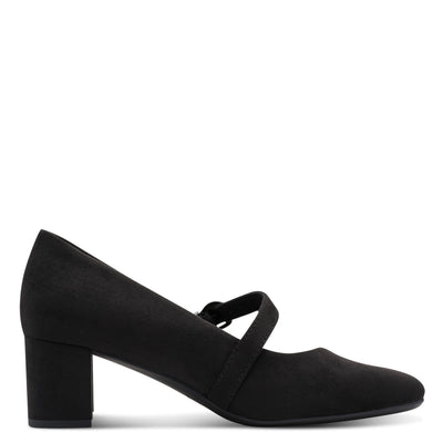 Womens Jana 24461 Block Heels - Black
