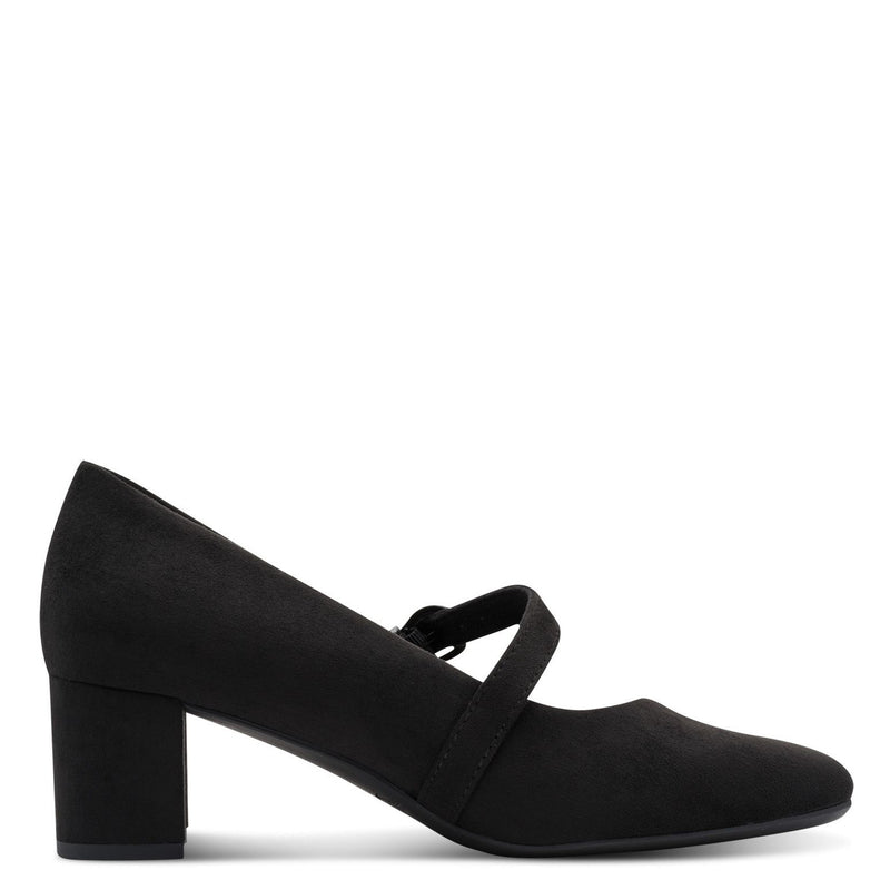 Womens Jana 24461 Block Heels - Black
