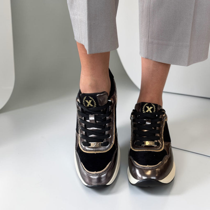 Womens Xti 146383 Trainers - Black