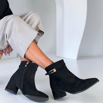 Womens Redz F137 Ankle Boots - Black