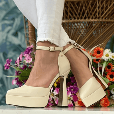 Womens Una Healy Heart Like Mine Ultra Platform Heels - Barely There